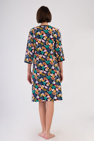 KADIN BATTAL XXL EV ELBISESI SUPREM 408303 - Vienetta1.GrupY.LACIVERT