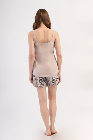 Woman Supreme Big Size Enpa Thin Strap Short Set