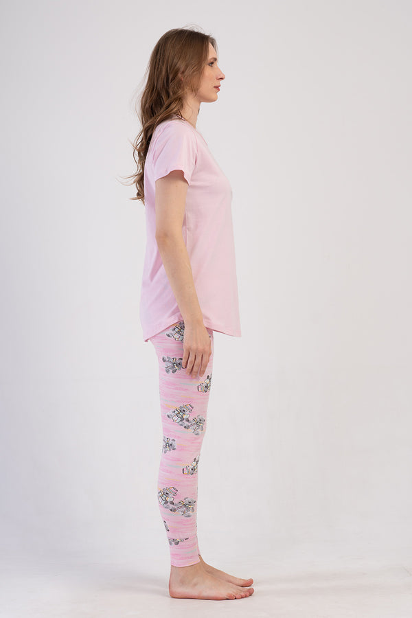 KADIN TAYT PIJAMA TAKIM LYC SUPREM DREAM 408334 - VienettaPEMBES