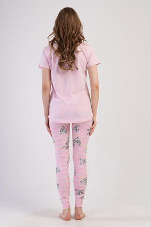 KADIN TAYT PIJAMA TAKIM LYC SUPREM DREAM 408334 - VienettaPEMBES