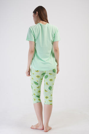 Woman Lycra Supreme Fruit Capri Set