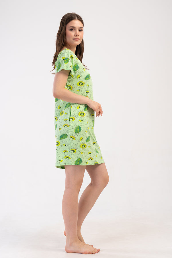 KADIN TUNIK LYC SUPREM DREAM 408342 - VienettaCELADONGREENM