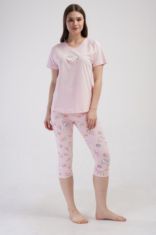 Woman Lycra Supreme Cenna Capri Set