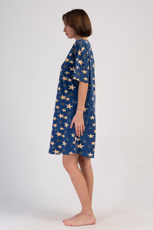 KADIN XXL TUNIK LYC SUPREM DREAM 408355 - Vienetta1193INDIGO2XL