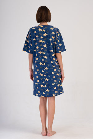 KADIN XXL TUNIK LYC SUPREM DREAM 408355 - Vienetta1.Grup1193INDIGO