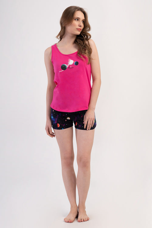 Woman Lycra Supreme Galaxy Short Set