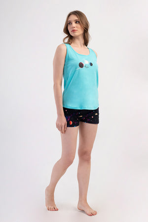 Woman Lycra Supreme Galaxy Short Set