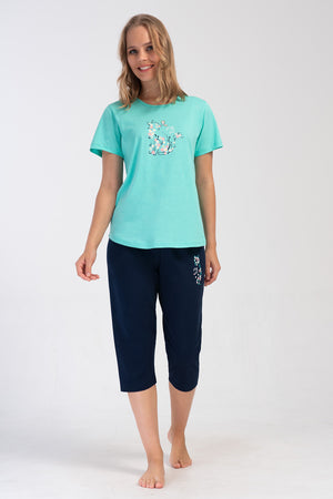 KADIN XXL KAPRI TAKIM SUPREM 408398 - Vienetta1.GrupSU YESILI