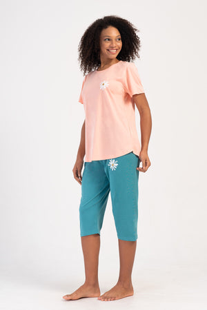 Woman Supreme Big Size Tevia Capri Set 