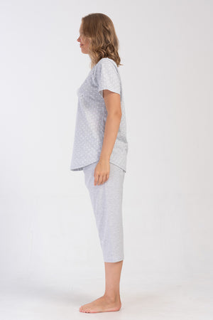 KADIN XXL KISA KOL KAPRI TAKIM 408462 - Vienetta1.GrupANTRASIT