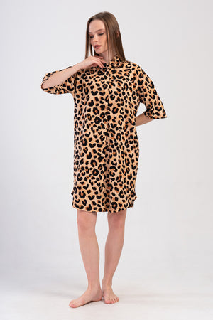 Woman Supreme Leopard Shirt Tunic