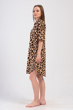 Woman Supreme Leopard Shirt Tunic