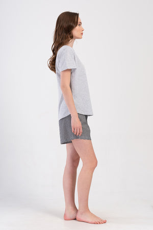 KADIN XXL SORT TAKIM SUPREM 408507 - Vienetta1.GrupGRAY MELANGE