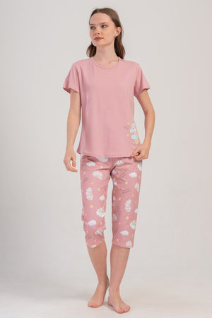 KADIN KAPRI TAKIM SUPREM 409011 - Vienetta1.GrupPUDRA PEMBE