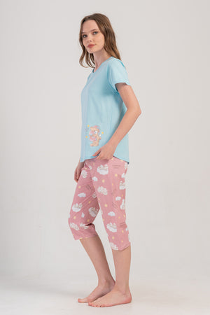 KADIN KAPRI TAKIM SUPREM 409011 - Vienetta1.GrupPUDRA PEMBE