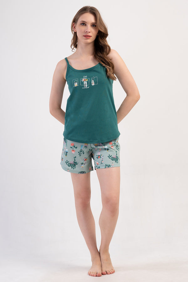 Woman Supreme Kima Thin Strap Short Set - Vienetta1.Grup16 - 1548TCX