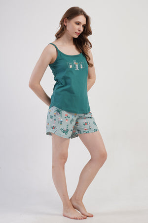 Woman Supreme Kima Thin Strap Short Set - Vienetta1.Grup16 - 1548TCX