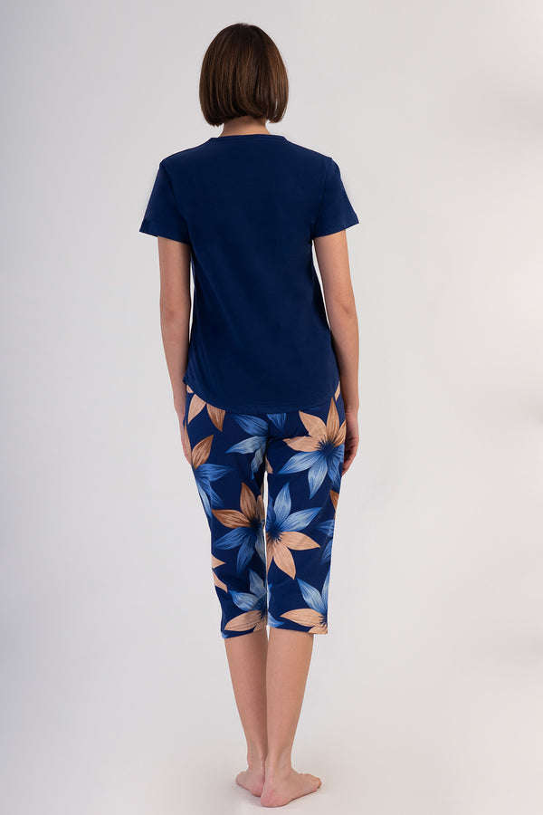 Woman Supreme Conifa Short Sleeve Capri Set