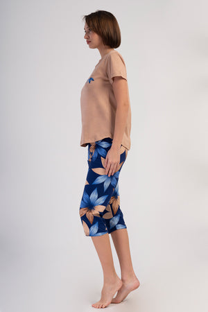 Woman Supreme Conifa Short Sleeve Capri Set