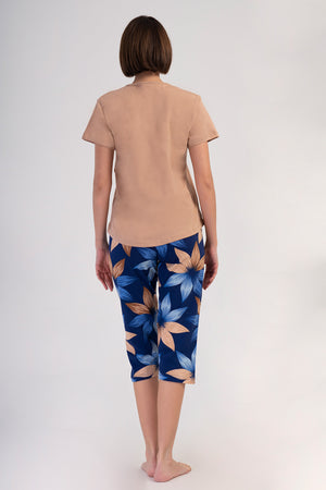 Woman Supreme Conifa Short Sleeve Capri Set