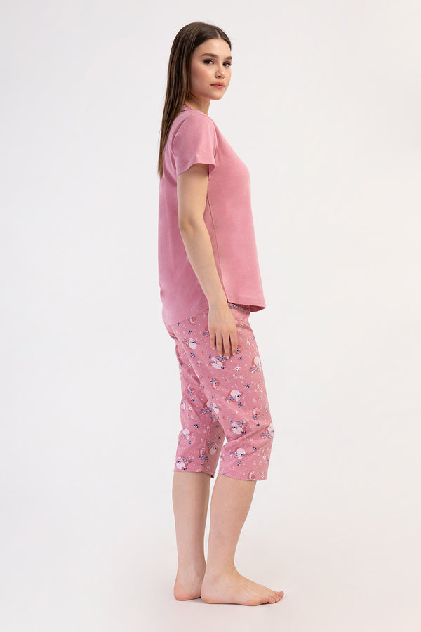Woman Supreme Hesna Short Sleeve Capri Set
