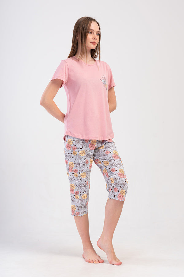 KADIN KAPRI TAKIM SUPREM 409060 - Vienetta1.GrupGRAY MELANGE