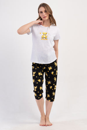 KADIN KAPRI TAKIM SUPREM 409065 - Vienetta1.GrupGRAY MELANGE