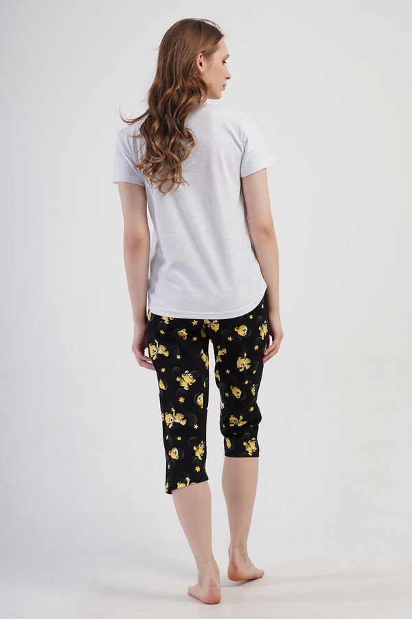 KADIN KAPRI TAKIM SUPREM 409065 - Vienetta1.GrupGRAY MELANGE