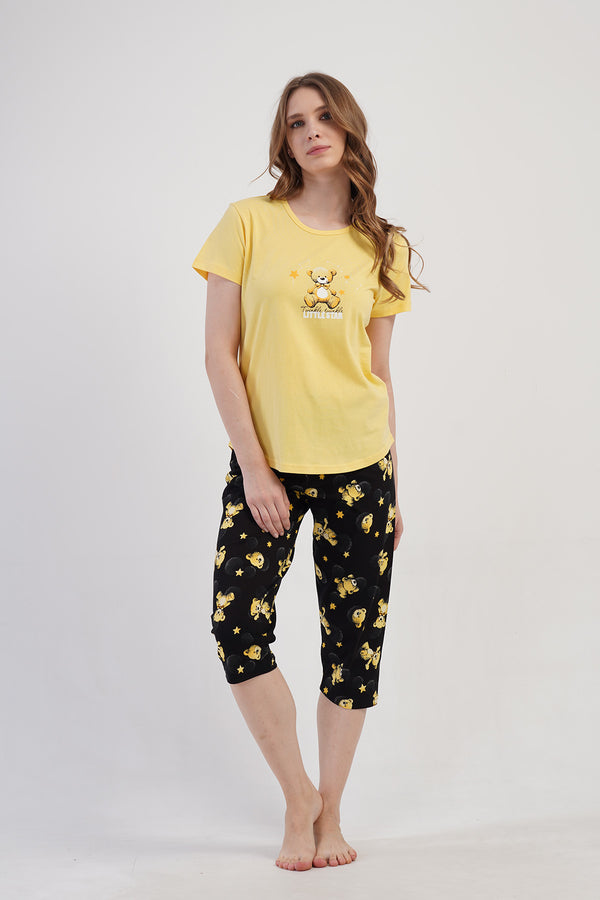 KADIN KAPRI TAKIM SUPREM 409065 - Vienetta1.GrupGRAY MELANGE