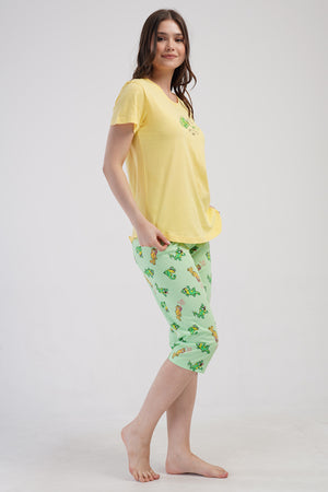 KADIN KAPRI TAKIM SUPREM 409070 - Vienetta1.GrupCELADONGREEN