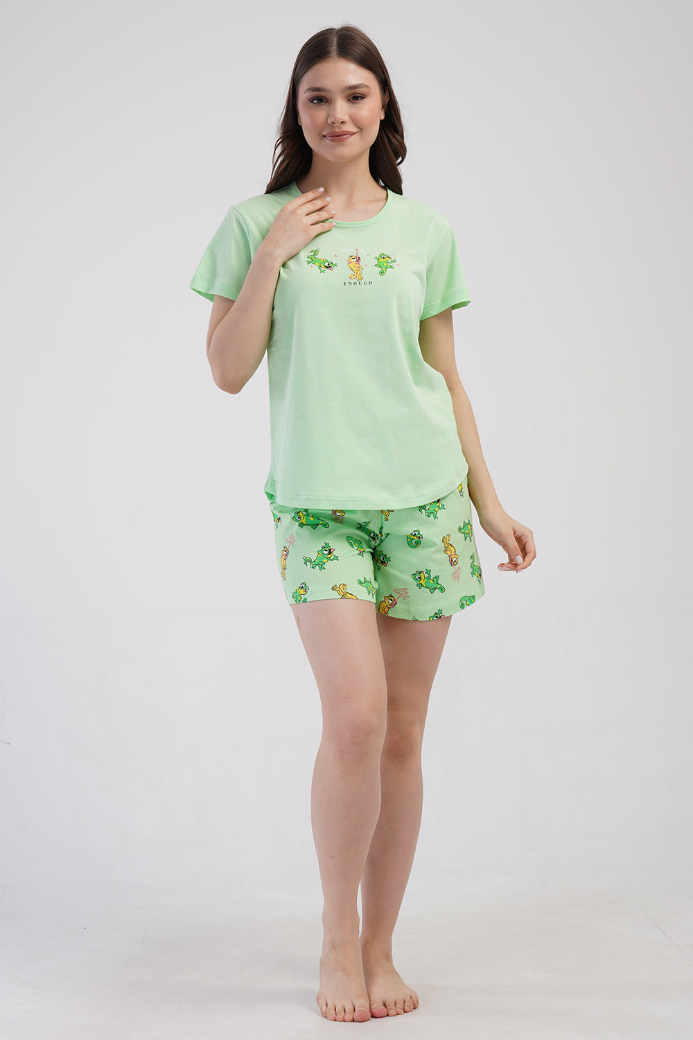 KADIN SORT TAKIM SUPREM 409071 - VienettaCELADONGREENM