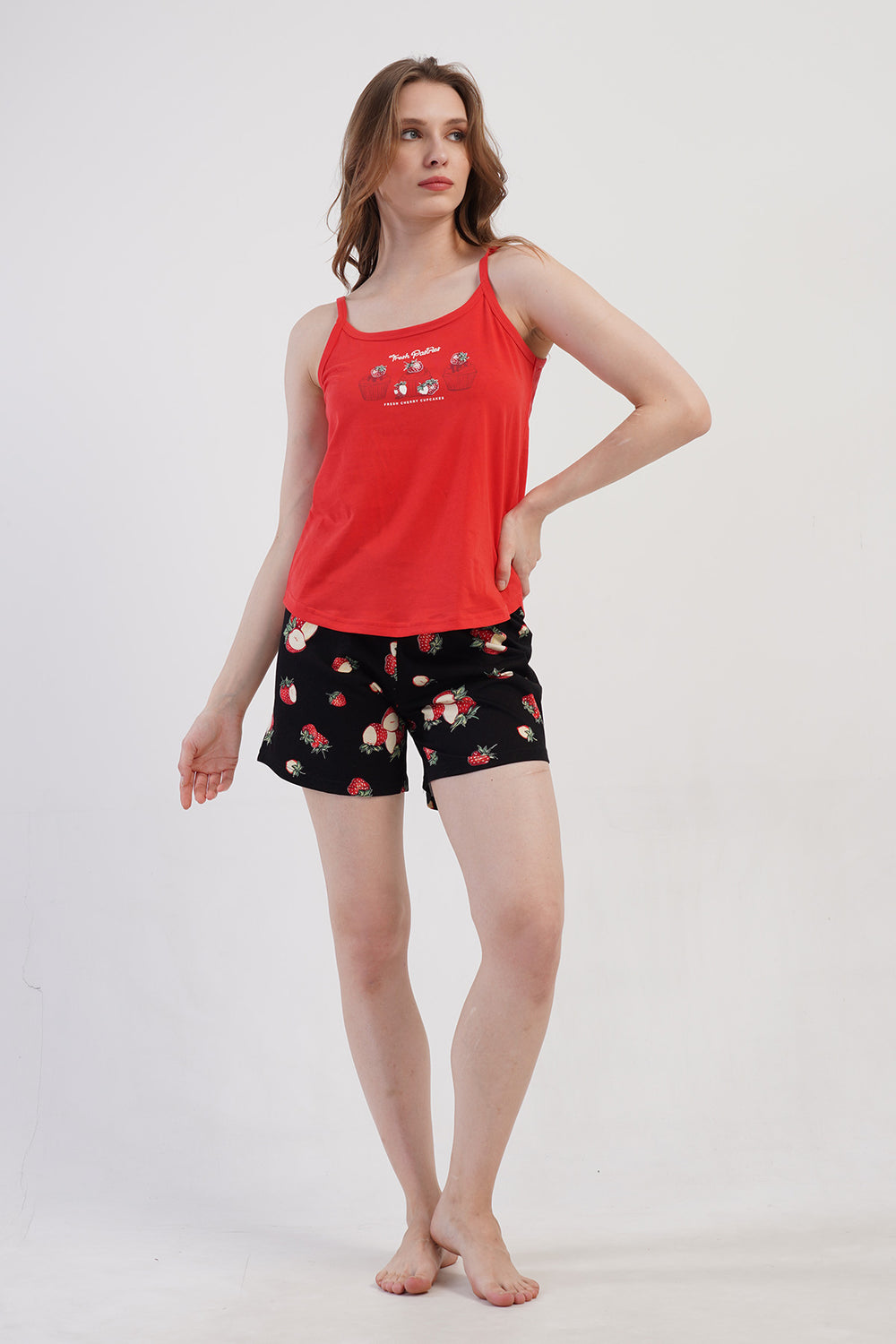 Woman Supreme Zeva Thin Strap Short Set