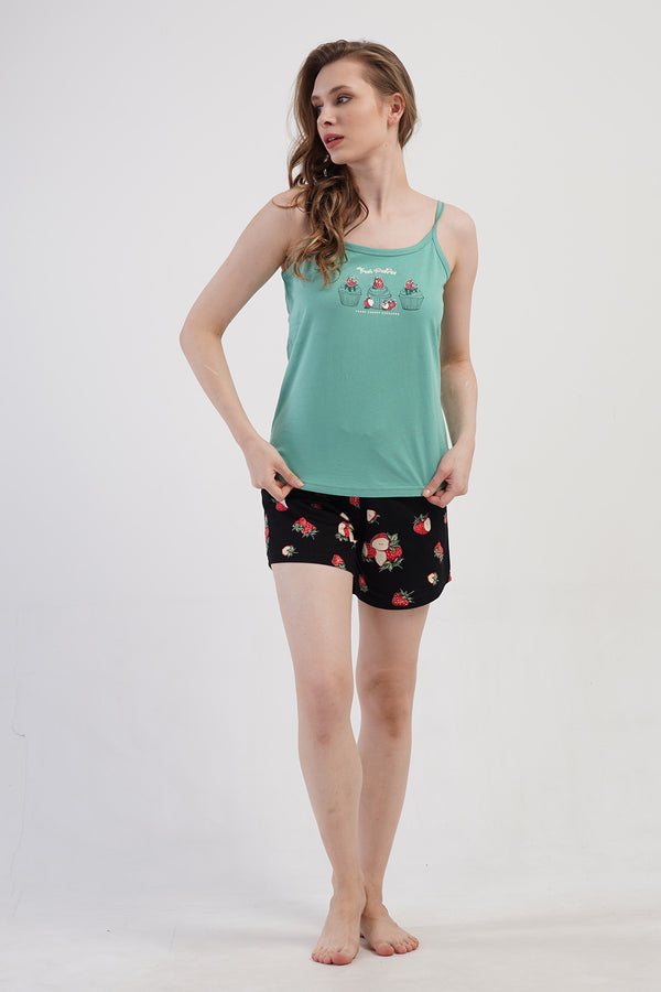 Woman Supreme Zeva Thin Strap Short Set