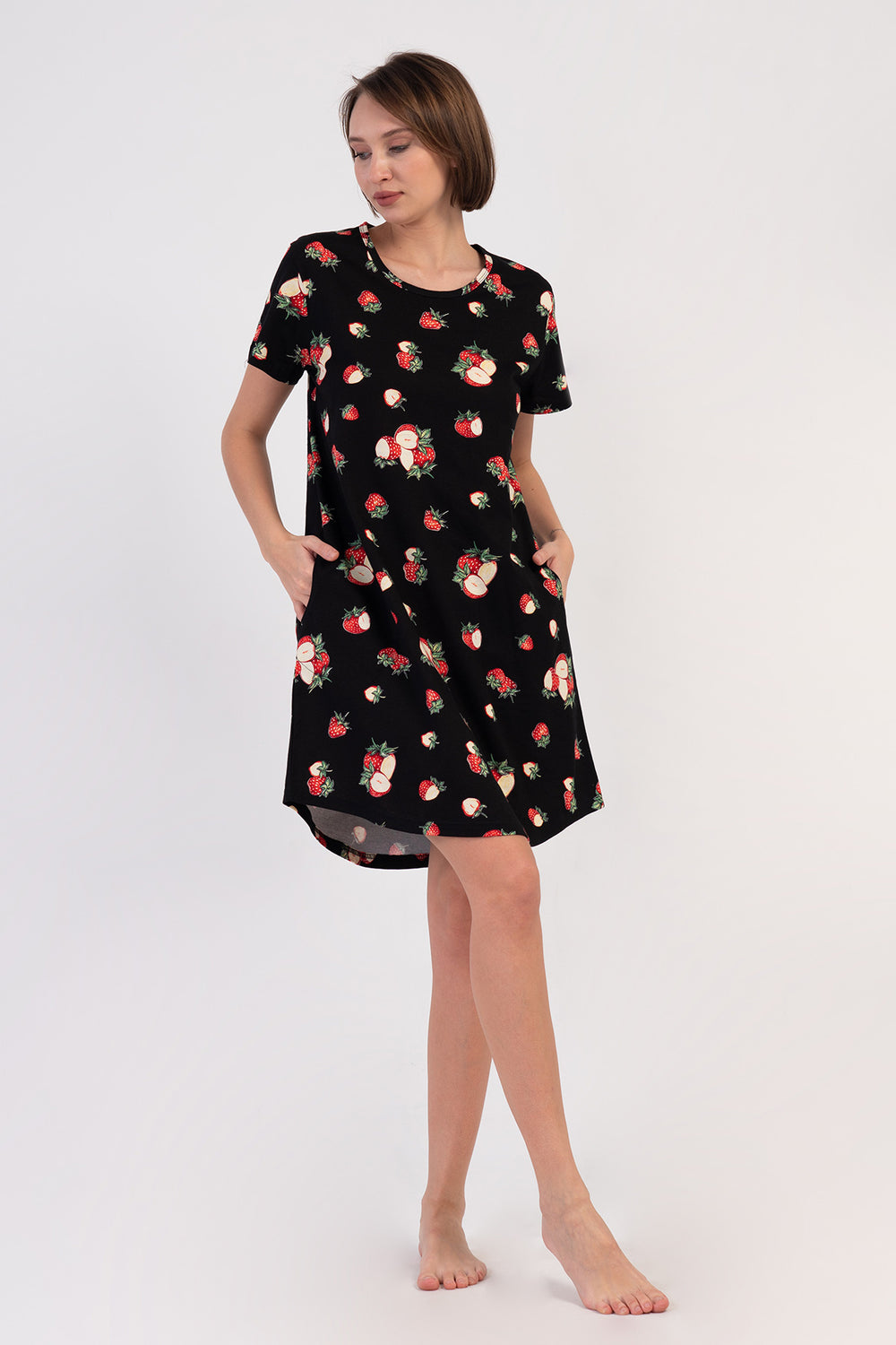 KADIN BATTAL XXL TUNIK SUPREM 409097 - Vienetta1.GrupSIYAH