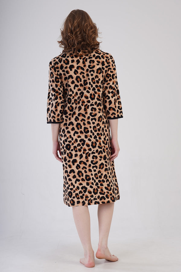 KADIN BATTAL XXL EV ELBISESI SUPREM 409102 - Vienetta1.GrupSIYAH