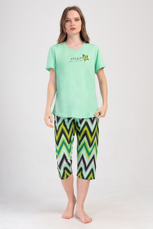Woman Supreme Big Size Dima Capri Set