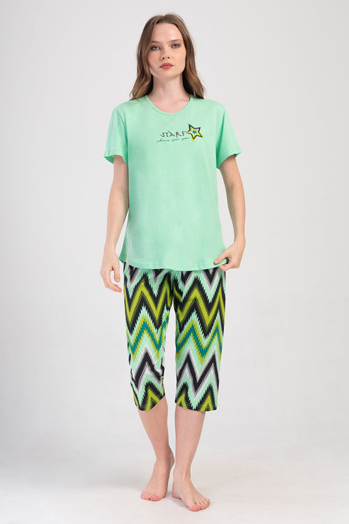 Woman Supreme Big Size Dima Capri Set