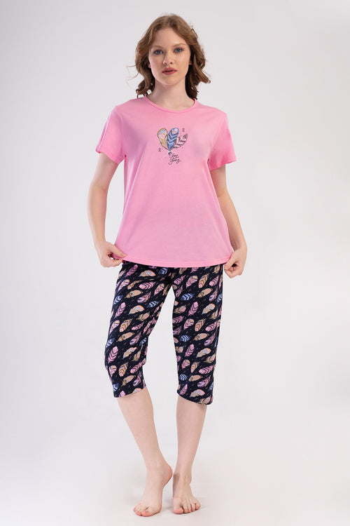 KADIN XXL KAPRI TAKIM SUPREM 409122 - Vienetta1.GrupPEMBE