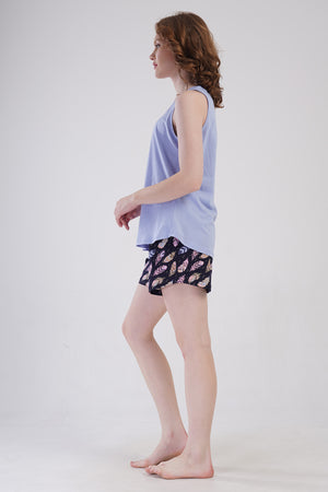 Woman Supreme Big Size Nera Short Set