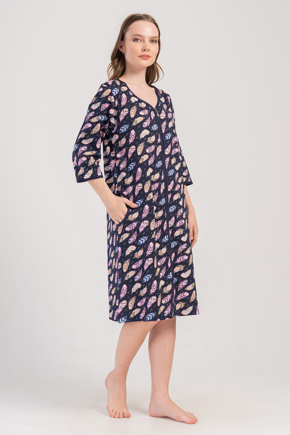 Woman Supreme Big Size Nera Home Dress