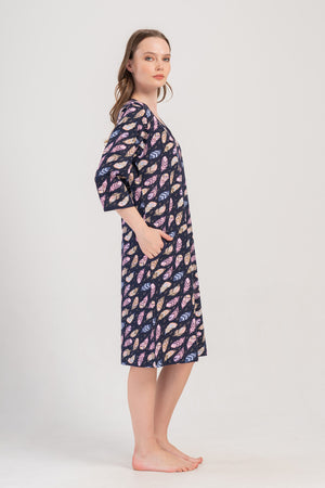 Woman Supreme Big Size Nera Home Dress