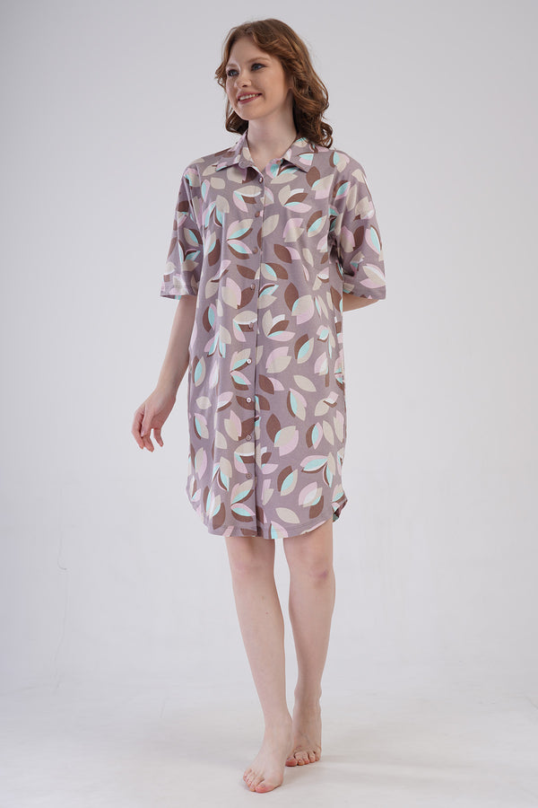 KADIN GOMLEK TUNIK SUPREM 409134 - Vienetta1.GrupBEJ