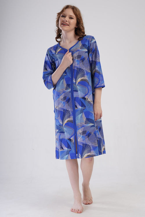 KADIN XXL EV ELBISESI SUPREM 409142 - VienettaMAVI1XL