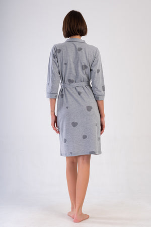 KADIN SABAHLIK SUPREM 409155 - Vienetta1.GrupGRAY MELANGE