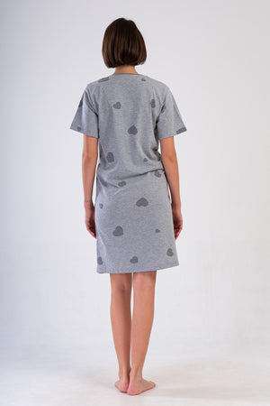 HAMILE TUNIK SUPREM 409156 - Vienetta1.GrupGRAY MELANGE