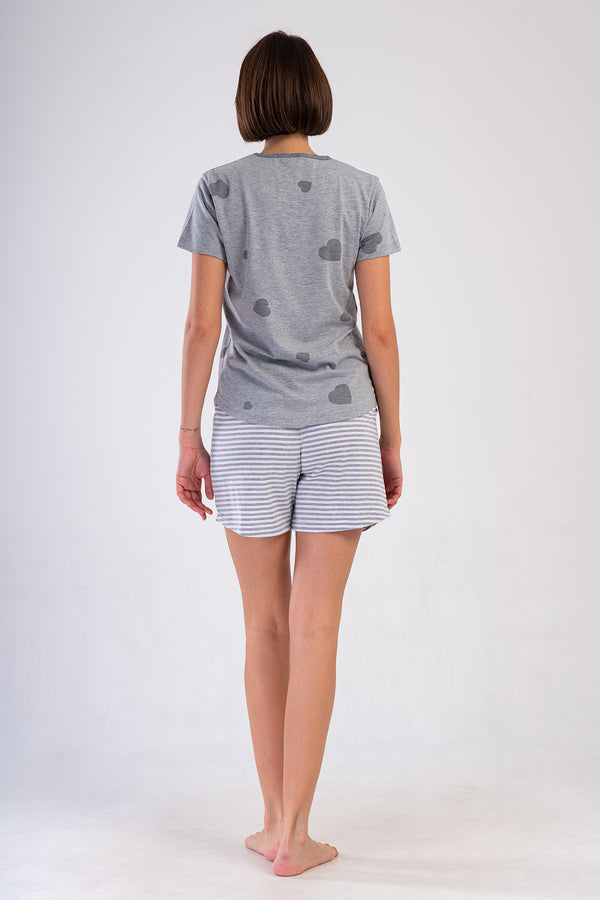 KADIN SORT TAKIM SUPREM 409159 - Vienetta1.GrupGRAY MELANGE