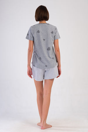 KADIN XXL SORT TAKIM SUPREM 409160 - Vienetta1.GrupGRAY MELANGE