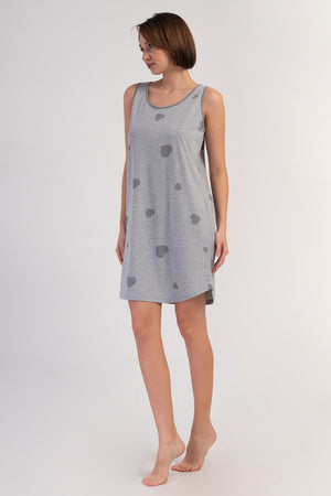 KADIN TUNIK SUPREM 409164 - Vienetta1.GrupGRAY MELANGE