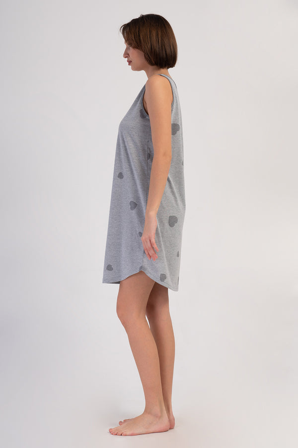 KADIN TUNIK SUPREM 409164 - Vienetta1.GrupGRAY MELANGE