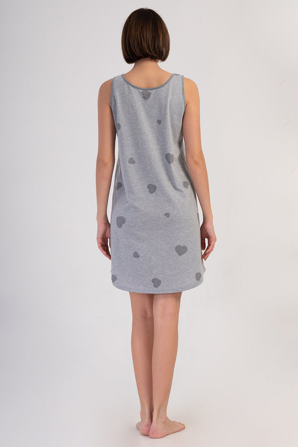 KADIN TUNIK SUPREM 409164 - Vienetta1.GrupGRAY MELANGE